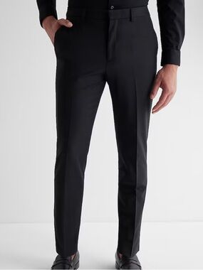 Express Extra Slim Black Mens Dress Pants